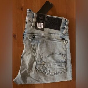 G-Star Skinny Light Blue Distressed Jeans(brand new)